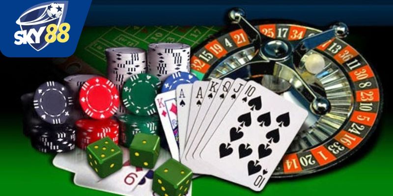 Các thể loại game casino phổ biến tại Sky88
